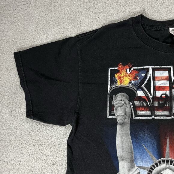 Kiss T Shirt Mens L Freedom To Rock Tour Concert Band Short Sleeve Music 2016 - Picture 7 of 13
